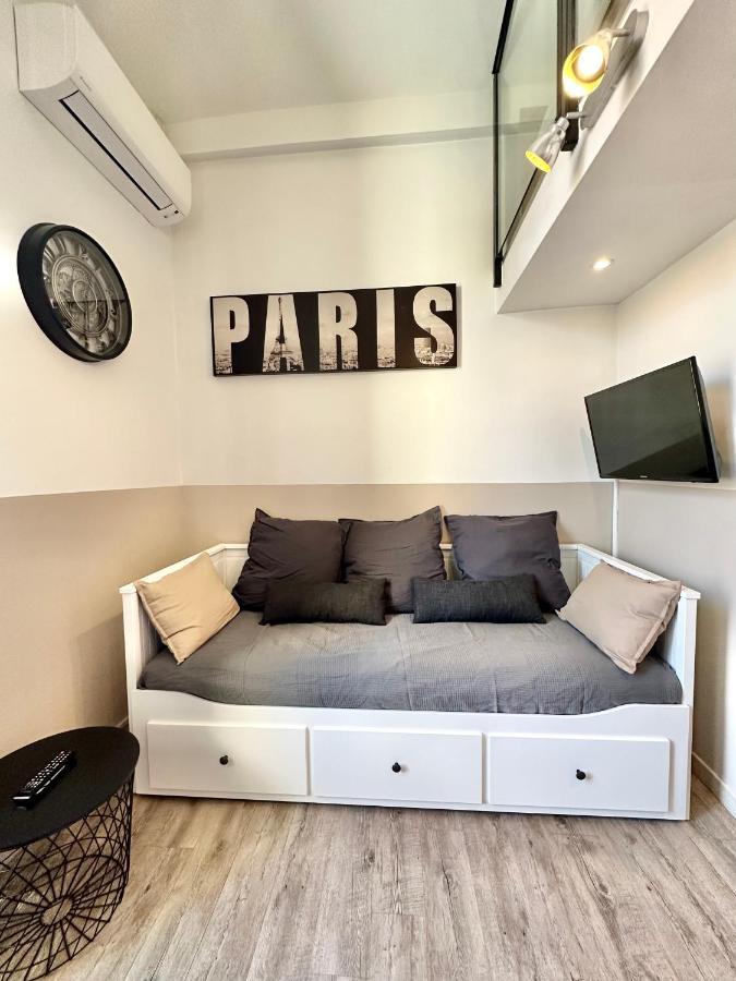 Studio Avec Clim A 100M Plage - 15Min Centre Ville Nisa Exterior foto